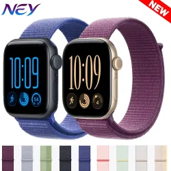 Sportarmband für Apple Watch 46mm 44mm 40mm 41mm 45mm 49mm Nylon-Armband iWatch Series 12 11 10 9 8 7 6 5 SE3 Ultra 4