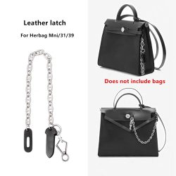 Leder-Kettenverschluss für Herbag 31/Mini, Verschleißschutzfolie & Taschenverschluss-Kettenzubehör für Damenhandtaschen, Einfach zu Installieren