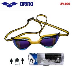 ARENA Professionelle Renn-Schwimmbrille, wasserdicht, beschlagfrei, hochauflösend, UV400 für Wettkampf- und Trainings-Schwimmausrüstung