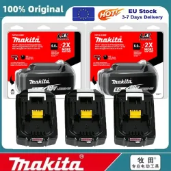 Original 18V Makita 6000mAh Ersatz-Lithium-Akku für Makita Akku BL1840 BL1830B BL1850B BL1850 BL1860 BL1815