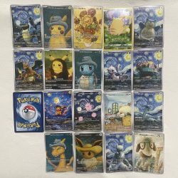 Cartoon Anime Pokemon Ptcg Self-Control Mewtwo Pikachu Sammeln Trading Signature Flash Karte Kind Geschenk 18 teile/satz Geschenk Karte Box