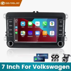 Autoradio Android 2 Din Mediaplayer, GPS, WLAN, Carplay, für VW Volkswagen Skoda Octavia Golf 5 6 Touran Passat B6 Polo Jetta