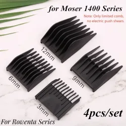 4 Stück/Set Professionelle Universal-Haarschneidemaschinen-Aufsätze, Ersatz-Schneidekämme für Moser 1400 Serie und Rowenta