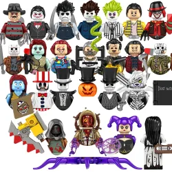 Halloween-Bausteine für Spielzeuggeschenke Michael Myers Mini-Actionfiguren Kinder-Bausteine für Partys