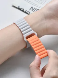 Silikon-Magnetschlaufe für Apple Watch Band 44 mm Ultra 2 49 mm 45 mm 41 mm 42?46 mm Sportarmband iWatch Serie 10 9 8 7 6 SE-Armband