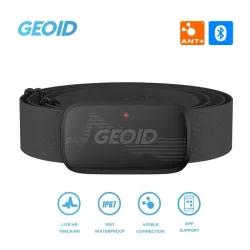 GEOID HS500 Herzfrequenzmesser Fitnessgeräte Ant Bluetooth Herzfrequenzsensor mit Brustgurt Tracking LED-Licht