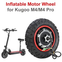 48V 500-1000W Motorersatz für Kugoo M4/M4PRO Elektroroller 10 Zoll Aufblasbarer Reifen Hinterradmotor E-Scooter Nabenmotor