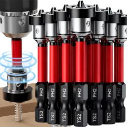 Magnetische Positionierung Schraubendreher Bits S2 Trockenbau Schraube für Gipskarton Gipskarton Ortung Bit Charge Kopf Bohren Werkzeuge
