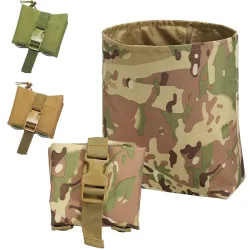Neue Molle Folding Dump Drop Magazin Tasche Outdoor Camping Jagd Zubehör EDC Faltbare Recovery Mag Holster Taille Tasche