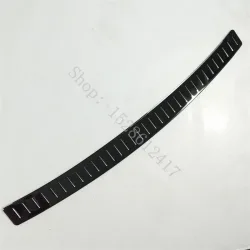 Für VW Volkswagen Sharan 2012 2013 ~ 2018 edelstahl Hinten Einstiegsleisten Stoßstange Schutz Sill Hinten boot schutz styling Auto zubehör