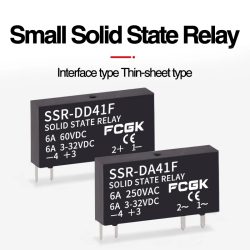 Schlankes Relais SSR-41FDA SSR-41FDD Halbleiterrelais 6a DIN-Schienenrelais DC-Steuerung AC DC-Steuerung DC