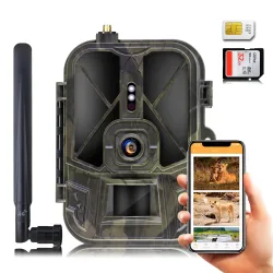 HC-940Pro4G Tracking-Kamera 4K 120MP APP-Steuerung SMTP 8000mAh Lithium-Akku Jagdkamera Nachtsicht Wildtierbeobachtung