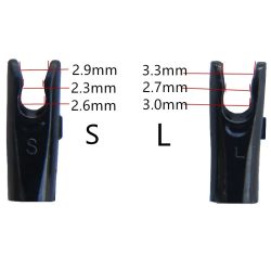 50 stücke Pfeil Pin 1 Pin 2 Nocken Größe L Und Größe S Für ID 4,2mm ID 6,2mm Carbon Pfeil Welle bogenschießen Zubehör DIY Pfeil