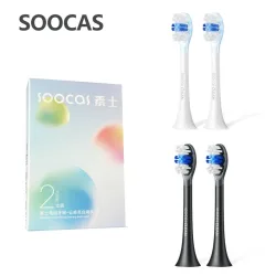 SOOCAS Original X3S Ersatz-Zahnbürstenköpfe SOOCAS X3U/X3pro/D2/D3S/D5 Sonic Electric Zahnbürstenkopf Düsendüsen
