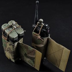 Wingman Pouch AR M4 5.56 Magazintasche Taktische Elastische MBITR Funkgerätehalterung Einfache Elastische Schnur Walkie-Talkie-Tasche FCPC Seitenpack