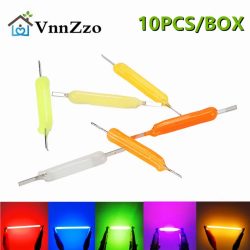 10 Teile/schachtel LED Filament DC3V 5V Edison-birne Lampe Teile Glühlampen Dioden Zubehör Mehrfarbige Urlaub Beleuchtung