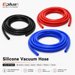 Universeller Flexibler Schwarzer Roter Blauer Silikon-Vakuumschlauch ID 3-12mm Flammhemmend Hochtemperatur Auto Motorrad Motor Luftschlauch