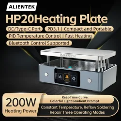 ALIENTEK HP20 Heizplatte Vorwärmer MINI Heizplatte Lötstation PD3.1 Digital Konstante Temperatur 350 °   Heizwerkzeug 200W