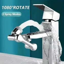 Wasserhahnverlängerung Roboterarm 1080 °   Rotierender Universal-Wasserhahnkopf, drehbarer Wasserhahn für Küche, Badezimmer, Waschbecken