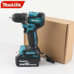 Makita 18V Akku DDF487 Bürstenloser Elektrobohrer, Geeignet für Fünfseil-Schlagbohrer für Dekorationsmannschaften