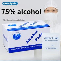 Einweg-Alkohol-Wischtücher mit 75% Alkohol zur Wunddesinfektion, Essentielle Erste-Hilfe-Box-Ausstattung für Haushalt und Katastrophenvorsorge