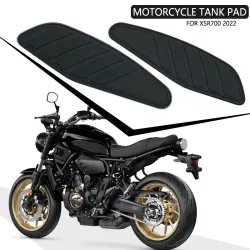 XSR 700 Schwarz Tank Seite Traktion Pads Knie Anti Slip Aufkleber Aufkleber Aufkleber Für Yamaha XSR 700 2022 Motorrad