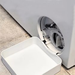 1 Stück Waschmaschinen-Abtropfschale, verhindert effektiv Überlaufen auf dem Boden des Waschrums
