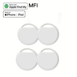 AirTag Bluetooth-Tracker ? IPX5 wasserdichter GPS-Ortungsgerät für Schlüssel/Haustiere/Gepäck, finden Sie mein iPhone-kompatibel, Anti-Verlust-Gerät für Kinder