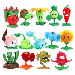 1 Stück PVZ PLANTS VS ZOMBIES 2 Peashooter Gatling Erbsenschießpistole PVC Anime-Figur Modell Spielzeug Puppen Schießspielzeug Geburtstagsgeschenk für Jungen
