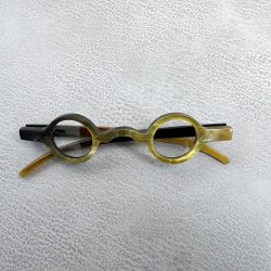 Brillengestelle Klein Rund Einzigartig Vintage Lesebrille Antik Handgefertigt Natürliches Horn Korrektionsbrille Herren-Brillengestell