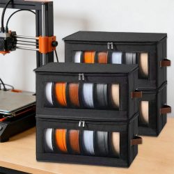 Filament-Aufbewahrungstasche - 3D-Drucker Filament-Aufbewahrungsbehälter, 3D-Druckzubehör-Halterung für Zuhause, Büro und Werkstatt