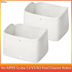 1/2 Stück MicroMesh Ultra-Feinfilter für Aiper Scuba S3/V3/N3 Roboter-Poolreiniger, Ultra-Fein-MicroMesh-Filter, austauschbar
