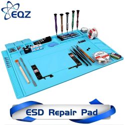 Magnetische Matte Silikon Reparaturmatte Platine Lötpad Hitzebeständig 932 ° F Antistatisch für die ESD-Telefonreparatur aus Eisen