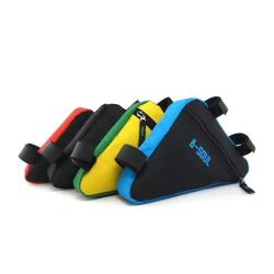 ESLNF Wasserdichte Dreieckige Fahrrad-Vorderrahmentasche Mountainbike-Tasche Rahmenhalter Satteltaschen