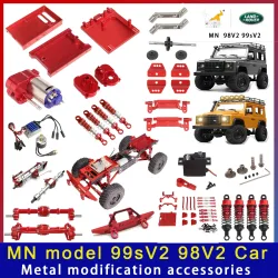MN 99sV2 98V2 1/12 Ferngesteuertes Auto NEU 2024 Kletterauto Metallchassis Upgrade- und Modifikationszubehör