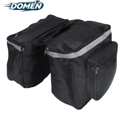 DOMEN Fahrrad-Gepäckträgertasche Große Kapazität Wasserdichte Doppelseitige Packtasche Fahrrad-Hecktasche Fahrradzubehör