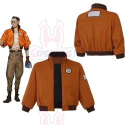 Disco Elysium Kim Kitsuragi Jacke Cosplay Kostüm Mantel Erwachsenen Halloween Weihnachten Karneval Party Rollenspiel Anzug