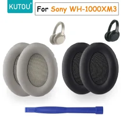 KUTOU Ersatz-Ohrpolster für Sony WH-1000XM3 1000XM3 WH1000XM3 Kopfhörer, Ohrenschützer, Ohrpolster, Kissen, Zubehör, Reparaturteile