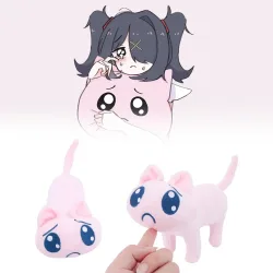 Game Needy Girl Overdose P-chan Plüschtier Weiche A P Katzenpuppe Stofftier für Fans Sammlerstück Kawaii Anime Plüschfigur Geschenk