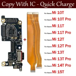 Neu für Xiaomi Mi 10T 11T 12T 13T 14T 15T Pro USB-Ladeanschluss Dock-Connector Ladebuchse Hauptplatine Flexkabel
