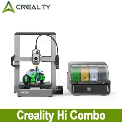 Creality Hi Combo 3D-Drucker mit mehrfarbigem CFS-RFID-Filamentlesung, vollautomatischer Filamenterkennungsgröße 26 x 26 x 30 cm