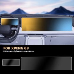 Auto-Schutzfolie aus gehärtetem Glas für XPeng G9 2023 2024-2026 Auto-GPS-Navigationsbildschirm-Displayschutz Innenraumzubehör.