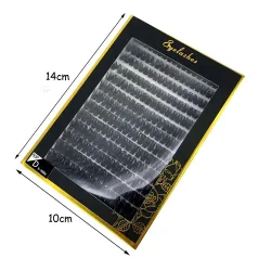 NONE, 60D/80D Nerz Wimpern 100/280 Bundles Natürliche Wimpern verlängerung 3D Russland Volumen Individuelle Wimpern Cluster Make-Up Werkzeuge wimpern