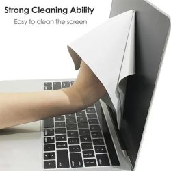 Mikrofaser Staubdichtes Laptop-Bildschirmreinigungstuch für MacBook Pro 13/15/16 Schützende Notebook-Tastatur-Abdeckung