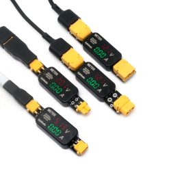XT30/XT60 20A Bidirektionales DC-Spannungs-Strommessgerät Drohnen-RC-Batterieladegerät Lade- und Entladetester Digitales Voltmeter Amperemeter