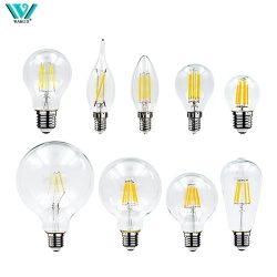LED Retro Edison Glühbirne E14 E27 AC 220V 2W 4W 6W 8W Vintage Glas lampe C35 G45 A60 St64 G80 G95 G125 LED Filament Licht Wohnkultur