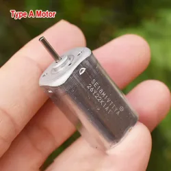 2 Stück Minebea DC 6?12 V Sechspoliger Rotor 18 x 18 mm quadratischer Gleichstrommotor, großes Drehmoment, hohe Präzision, 4000 U/min, 8200 U/min, Doppelwellen-Minimotor