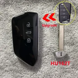 Upgrade Auto Schlüssel Shell für VW für Volkswagen Golf MK8 Polo Tuguan für Skoda Superb Octavia SEAT MQB Flip Upgrade Karte HU66 HU162T