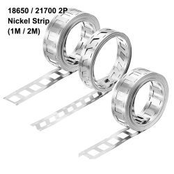 1M/2M Nickelstreifen 2P Nickelstreifen für 18650/21700 Lithium-Batterie-Schweißband, vernickeltes Band