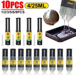 1-10 Stück ab Epoxidharz kleber Kalt schweißen für Metall Edelstahl Glas Reparatur werkzeug Hoch temperatur beständiger flüssiger Kleber